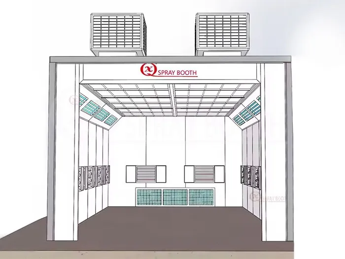 Spray Paint Booth Equipment For Sale