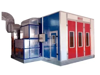 Cabina di verniciatura per garage al coperto